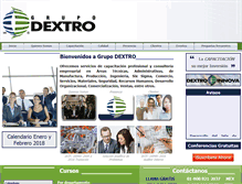 Tablet Screenshot of dextro.com.mx